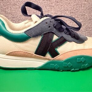 K as in Kate Sneakers Cream, Teal & Navy Women's Sneakers
